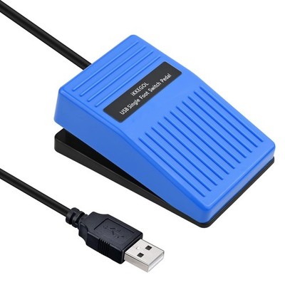 iKKEGOL Upgraded 2023 Digital Optical USB Foot Pedal, USB Single Foot Switch Gam