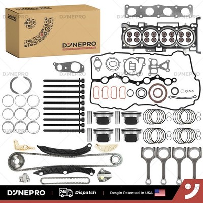 G4KJ 2.4L Engine Rebuild Overhaul Kit ＆ Timing Kit For HYUNDAI Sonata KIA Optima