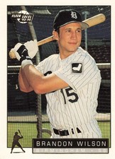 Brandon Wilson 1993-94 Fleer Excel #41 Birmingham Barons Baseball