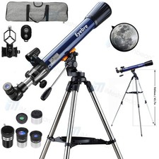 700mm Astronomical Telescope 525X with Phone Adapter for Beginner Moon Watching