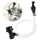 Essential Beer Line with Picnic Tap and Stainless Steel Clamps 50/100cm Length