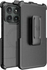 Case & Belt Clip Holster for Motorola Edge 2025 Phone (Compatible with Magsafe)