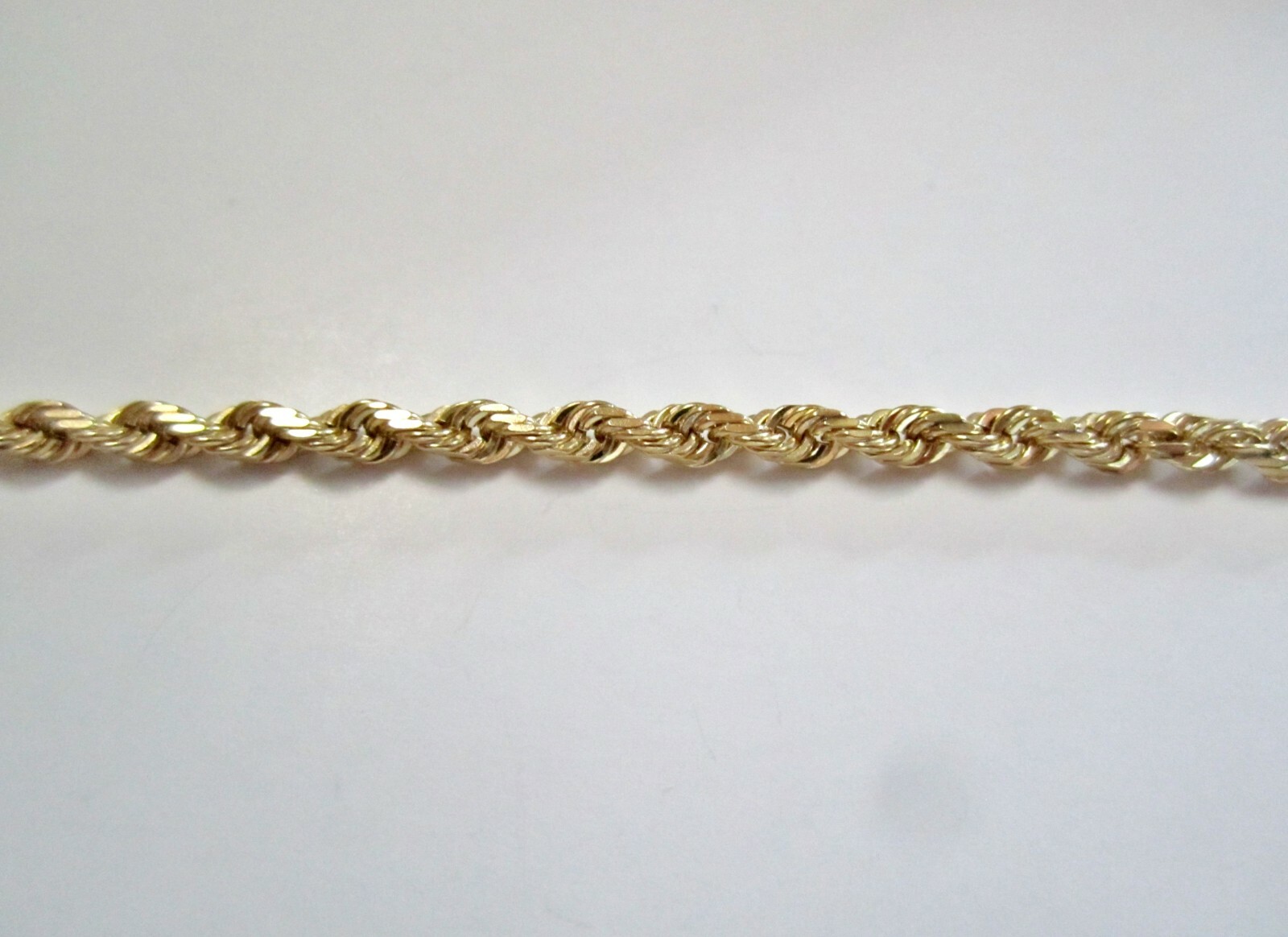 GOLD CHAIN 14K Yellow ROPE NECKLACE 24