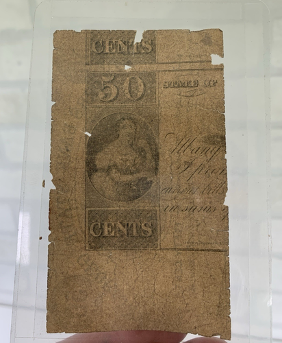 Planters Bank State of Georgia, antike Banknoten 1862 25, 50 Cents, 2 Dollar - Bild 9 von 10