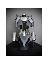 Medieval Knight Brave Lady Armor, Female Warrior Fantasy Costume Halloweem Gift