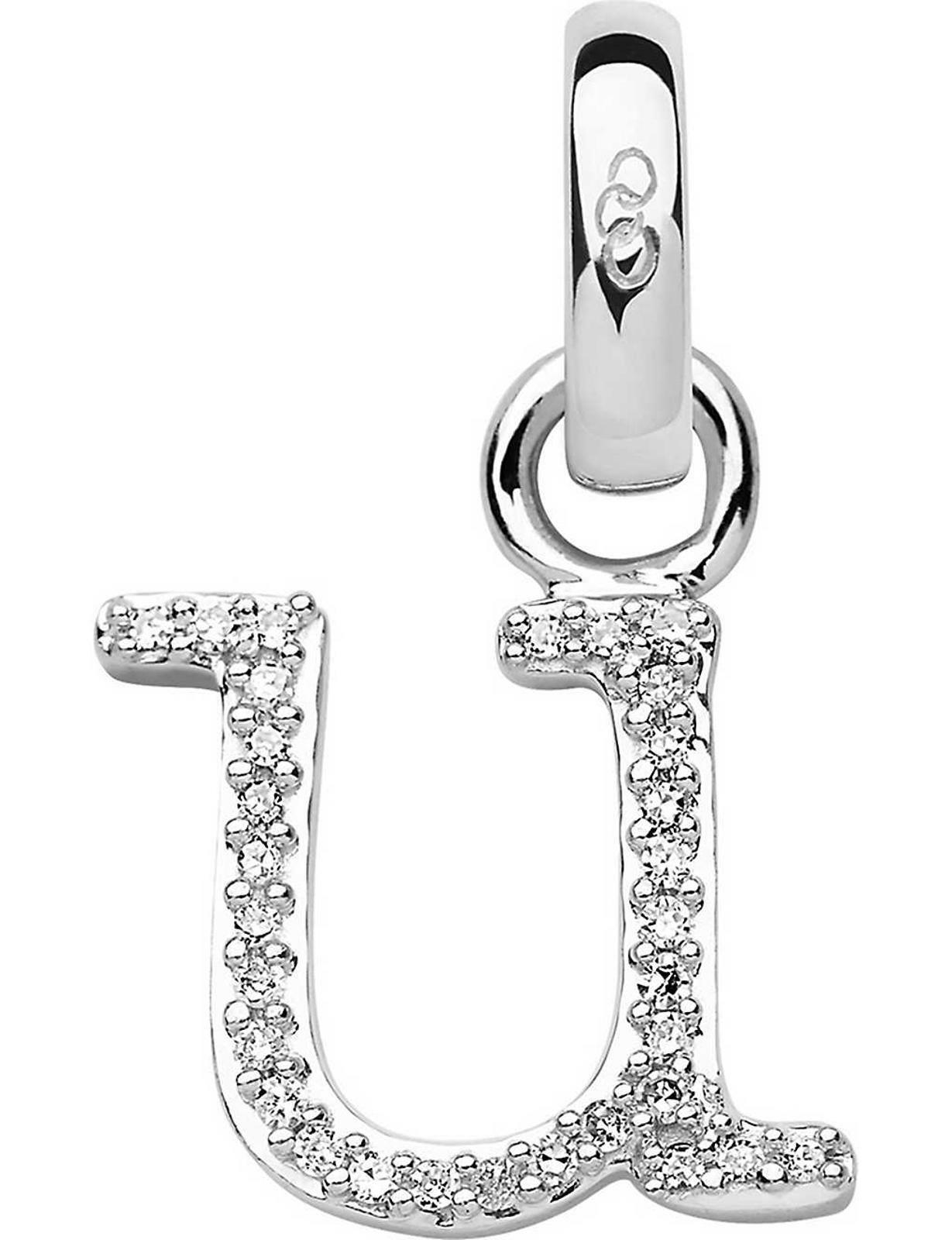 LINKS OF LONDON Alphabet Letter U Diamond Charm Sterling Silver RRP140 NEW Wyprzedaż, najnowsza praca