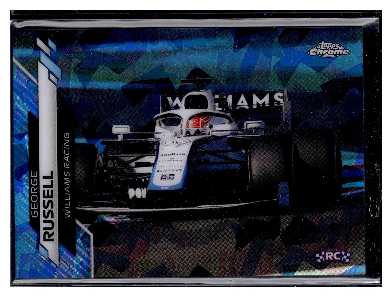 2020 Topps Chrome Sapphire Formula 1 39 George Russell RC