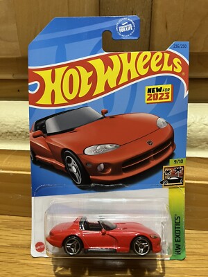 Hot Wheels - 2023 HW Exotics 9/10 '92 Dodge Viper RT/10 236/250