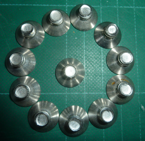 Lot De 10 Vis INOX A2 Tête Fraisée 6 Pans Creux M8 X 16 Mm - DIN 7991 - Neuf
