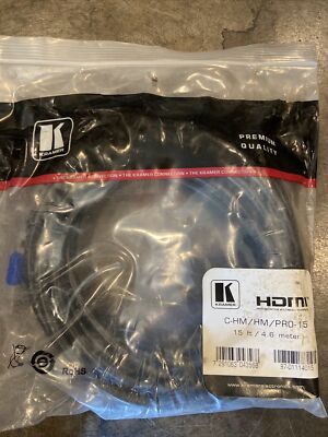 Kramer Electronics HDMI/HDMI, 4.6m HDMI cable HDMI Type A (Standard) Black