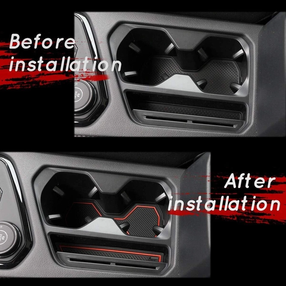 Anti Dust Mats For Volkswagen VW Tiguan Accessories 2024 2018-2023 Insert - Imagem 2 de 4