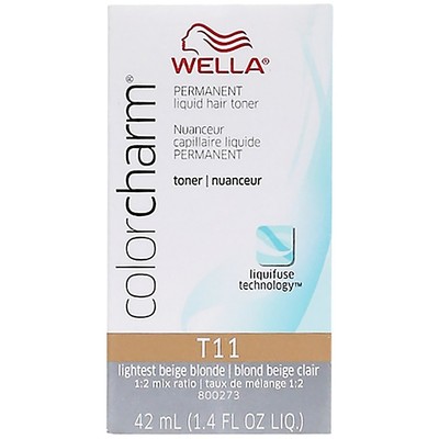 Wella Color Charm Permanent Hair Toner Lightest Beige Blonde T11
