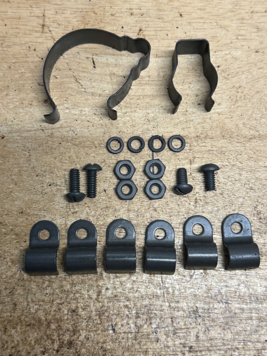 FENDER×TM CLIP MARKER 351 EX-HVY Harley 9962 Knucklehead Panhead Side Car Fender & Frame Wire Clip