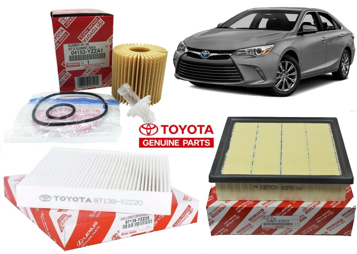OEM Toyota Camry Air Cabin and Oil Filter 87139-YZZ82, 17801-YZZ11