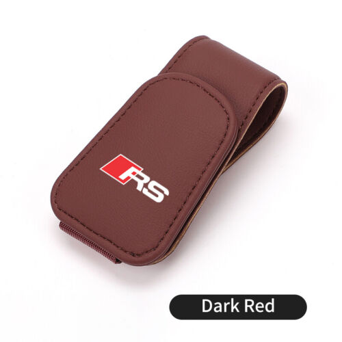 Sunglasses Glasses Card Ticket Magnetic Clip For Audi RS Car Sun Visor Holder - Picture 21 of 29
