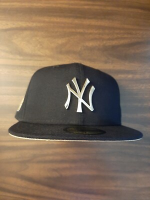 NY Yankees New Era Fitted Hat Size 7 7/8 Side Patch 1946 World