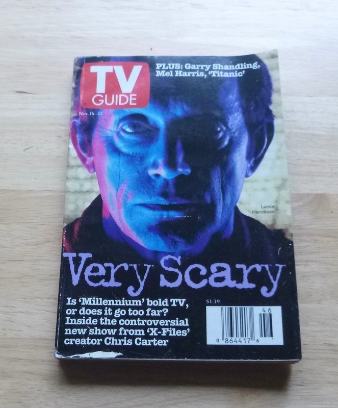 TV GUIDE Nov 16-22 1996 Lance Henriksen/Millennium  Cover Charlotte NC Edition