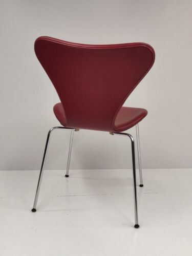 Fritz hansen series 7 chair in black leather - Picture 19 of 21