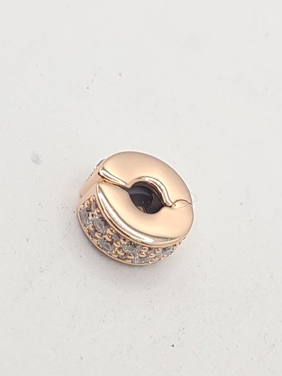 Pandora Clear Pavé Clip Charm 781817CZ | eBay