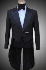 Formal Wedding Tuxedo Jackets Tails Coats Blazers Party Suit Pants Stylish Men