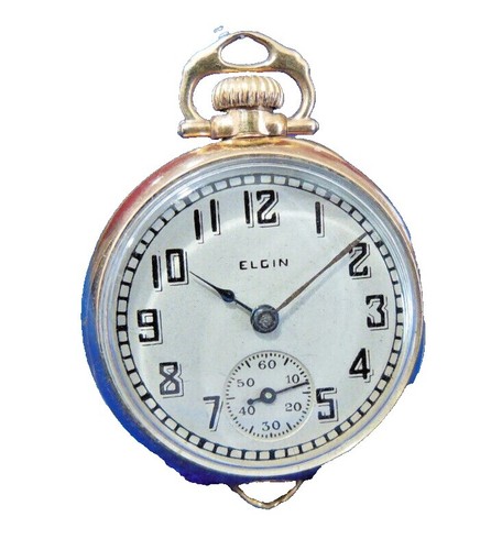 Antique Waltham Pocket Watch Gold Filled Illinois Case Co Elgin