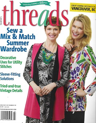 Threads Sewing Magazine Mix and Match Summer Wardrobe Utility Stitches 2011 .