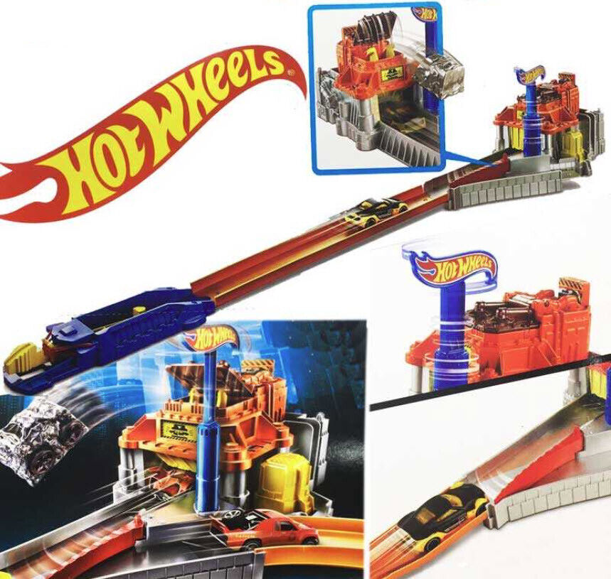 Hot Wheels - Pista de carros Looping Caos com 1 veículo Die-cast