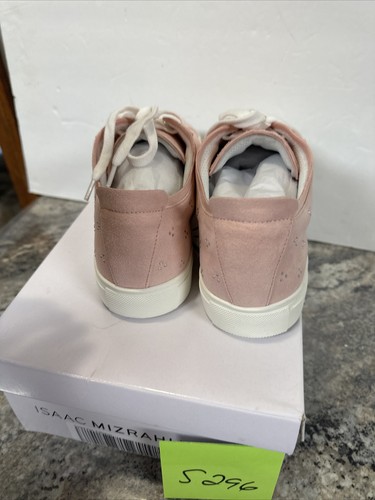 ISAAC MIZRAHI Women Lace Up Fashion Sneakers Faux Suede Pink Crystal 8M - Picture 7 of 20