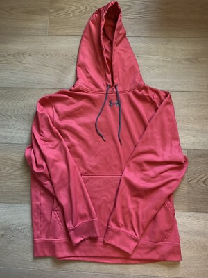Under Armour Red Athletic Pullover Hoodie Size L Large