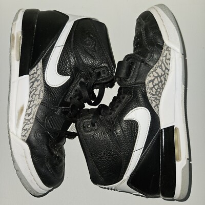 Nike Air Jordan Legacy 312 GS Black White Cement Gray Shoes 