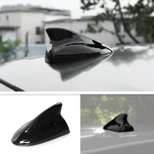 Car Roof Shark Fin Antenna Cover Trim For Ford Mustang 15-2025 Accessories Black