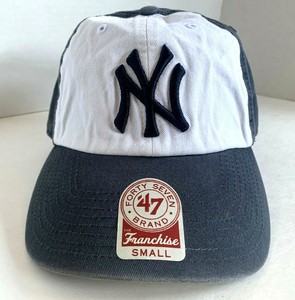 new york yankees 47 brand vintage navy franchise fitted hat
