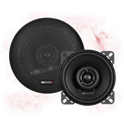 MB QUART 2-Wege KFZ/PKW Koax Speaker QX100 - 100mm/10cm - 120 Watt