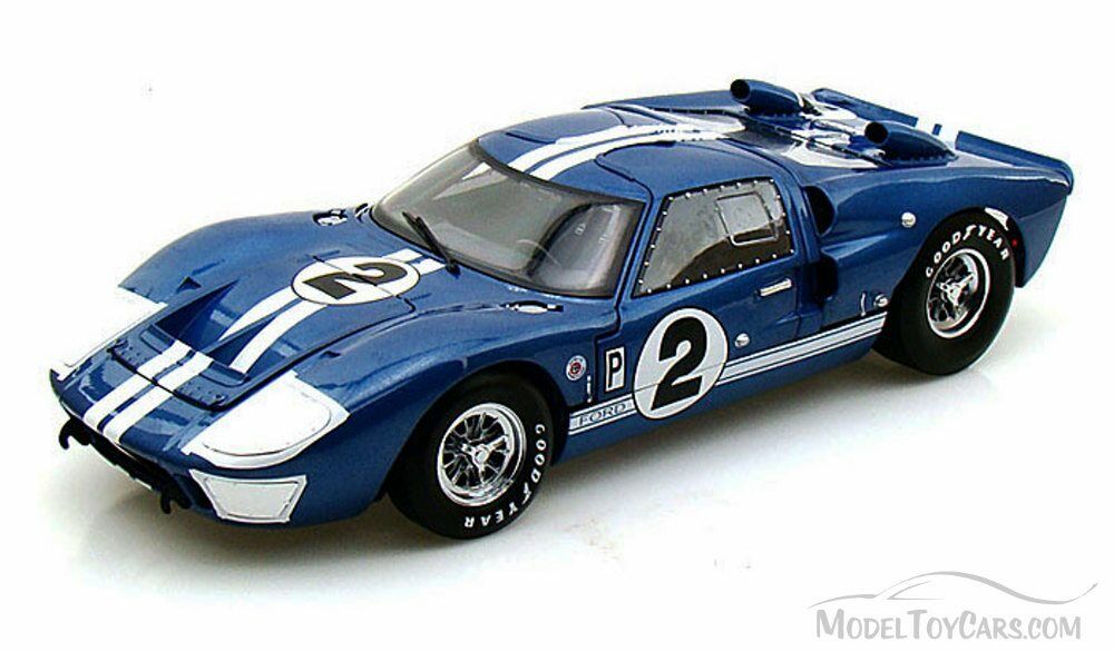 1966 Ford GT-40 MK II #2 Blue w/ White Stripes Shelby SC401 1966 Ford GT-40 MK II #2 Blue w/ White Stripes Shelby SC401
