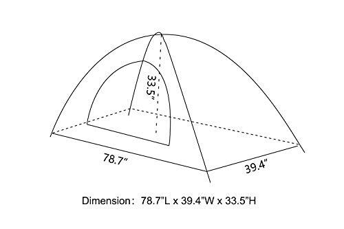 Carpa Camuflaje Patrones Camping Tienda Mochilero Tienda para Camping Individual - Imagen 2 de 6