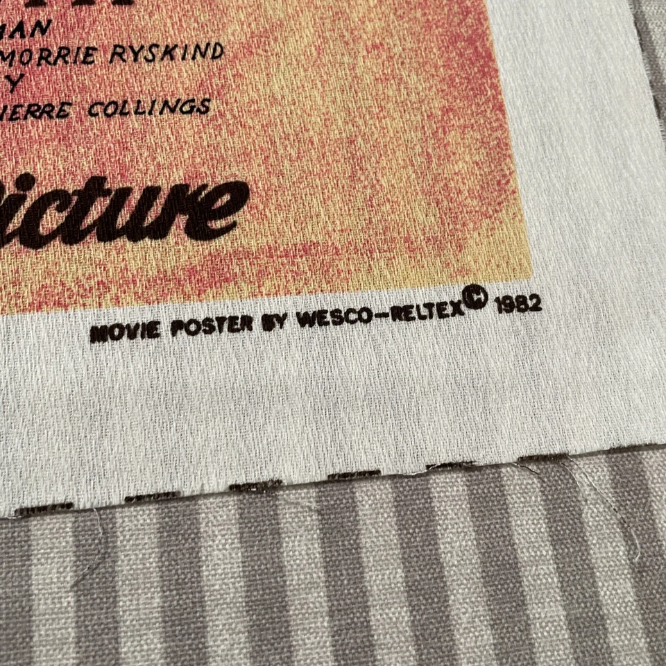 Marx Brothers Animal Crackers Wesco-Reltex MOVIE POSTER 1982 Fabric 22x29” - Image 3 of 3