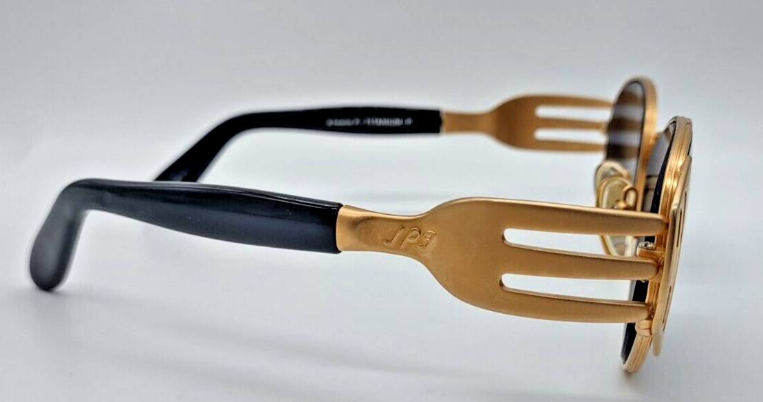 Jean Paul Gaultier Sunglass Frames 56-3281 Gold Fork Hinges with