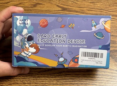 Happy World Card Early Education Device  blue  Fully Develop Baby s Imagination