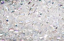 200 Rainbow Clear Matsuno 6 Glass Seed Beads Jewelry Supply