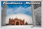 Casablanca - Morocco - 96 x 67mm Jumbo Fridge Magnet Souvenir Gift Present 7a