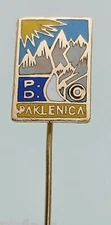 CLIMBING MOUNTAINEERING CROATIA - PD PAKLENICA old pin, badge KASUN 1960s !
