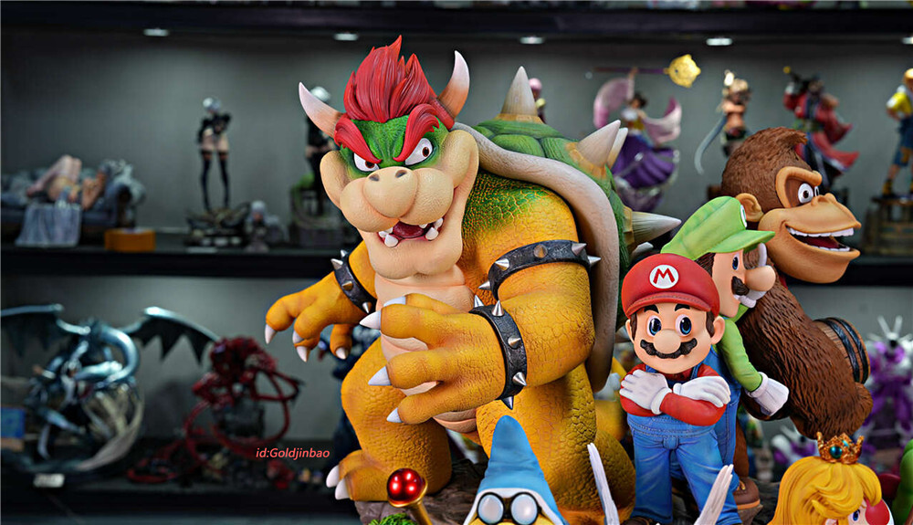 JOY Studio Mario family Resin Model YHAHA Statue H55cm Bowser EX