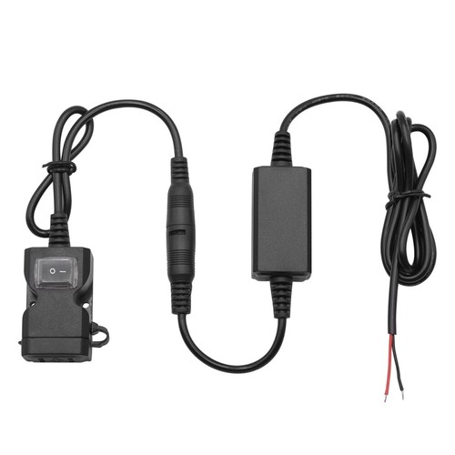 Motorcycle Mobile Phone Charger Usb Charging Holder Power Adapter - Photo 11 sur 12