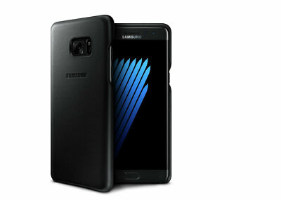 Original Samsung Leather Cover Galaxy Note 7 Handyhülle Schwarz NEU-117