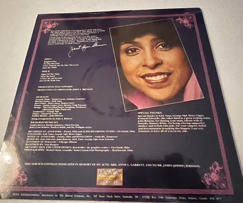JANET LYNN SKINNER "The Beginning" Rare 1982 Vinyl Onyx Record LP! NEW & SEALED! - Picture 2 of 7