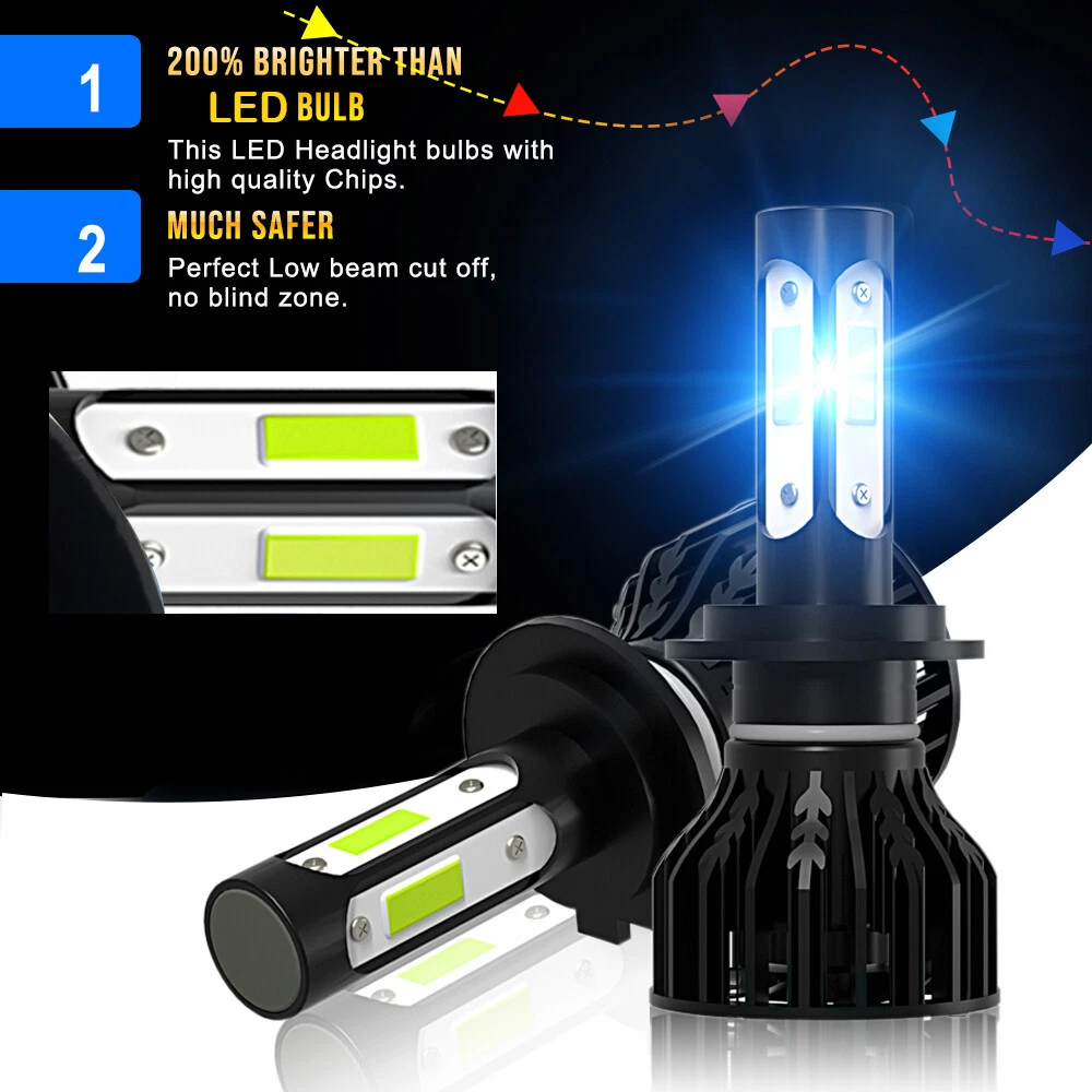 H7 blue headlight bulbs deals