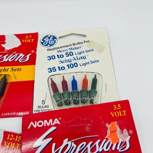 10 Packages Vintage Mini Bulbs & Mini Fuses String Lights Christmas Lights - Picture 9 of 9