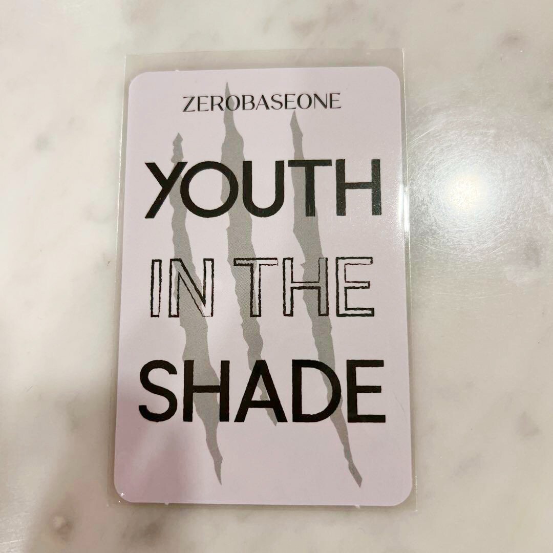 ZB1 ZEROBASEONE Ricky YOUTH IN THE SHADE Soundwave Lucky Draw
