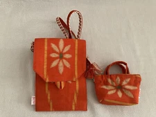 Lot Of 2 Portable Case  Pochette   Handmade in JapanKimono There's only one No1