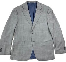 Suitsupply 2 Button Sport Coat Size 44 R Gray Zignone Wool Jacket Surgeon Cuff